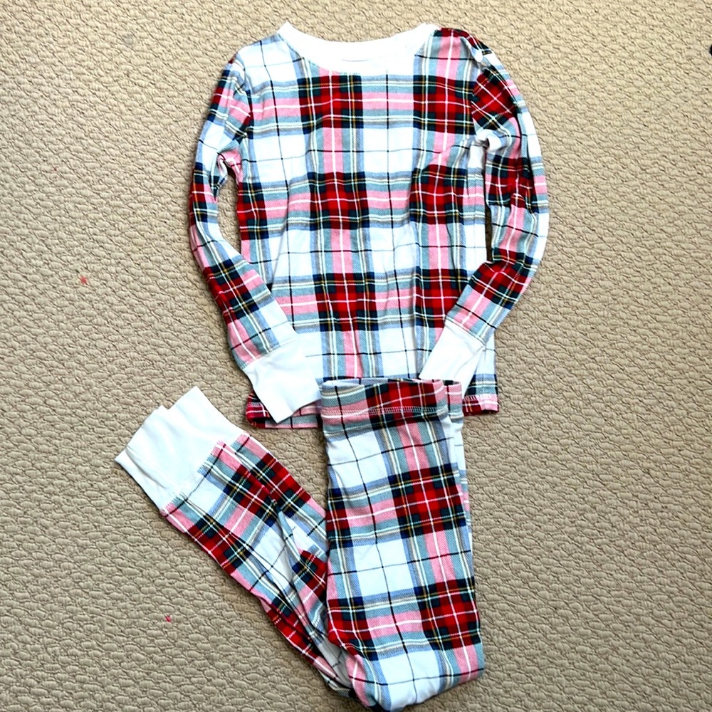 Gap Kids Pajamas Size 8 Plaid christmas